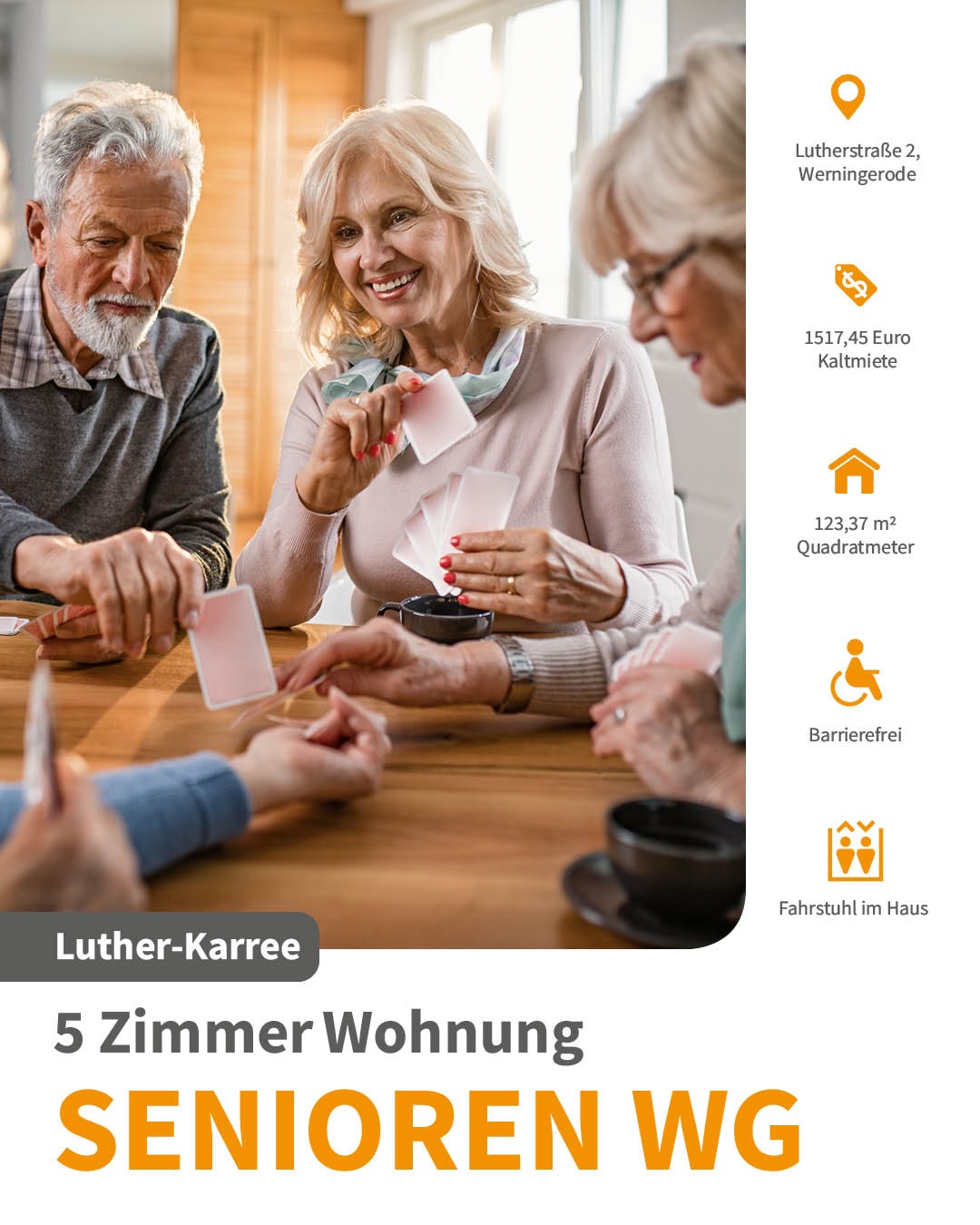 Gemeinsam statt einsam. Willkommen in Ihrer neuen Senioren WG in Wernigerode!