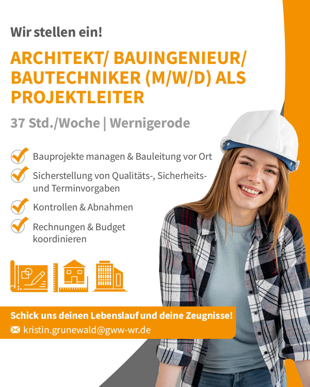 Bauprojekte erfolgreich ins Ziel bringen? Werden Sie unser neuer Projektleiter (m/w/d)!